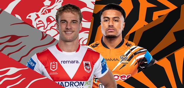 Dragons v Wests Tigers: Suli in the mix; Luai sidelined