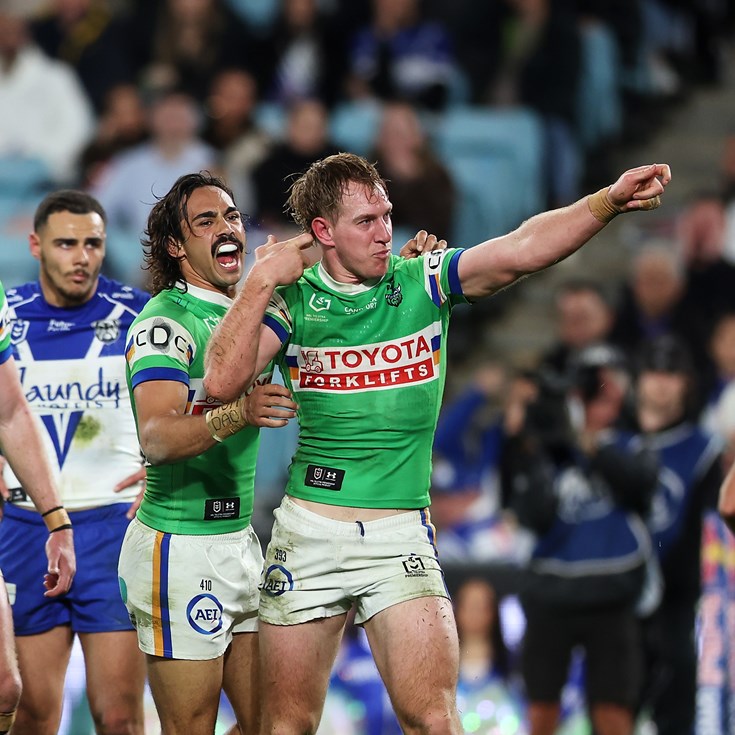 Super Saturday: Bulldogs v Raiders; Sharks devour Dolphins; Roosters v Eels