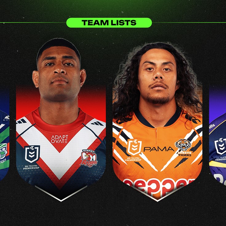 NRL Team Lists: Round 19