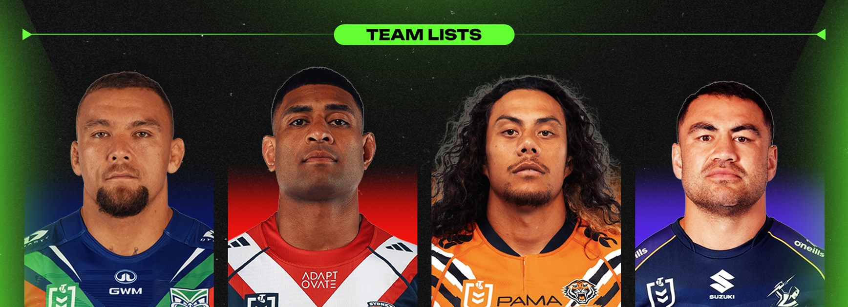 NRL Team Lists: Round 19