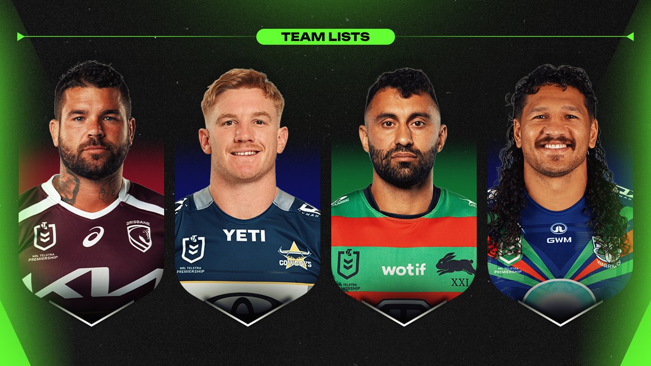 NRL Team Lists: Round 20