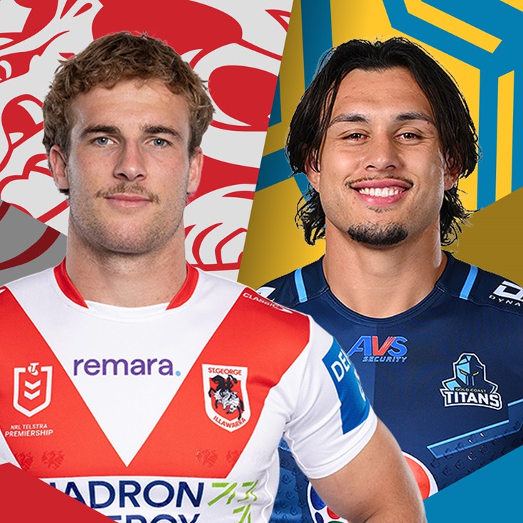 Dragons v Titans: Gutho's milestone; Brimson sidelined