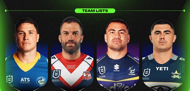 NRL Team Lists: Round 21