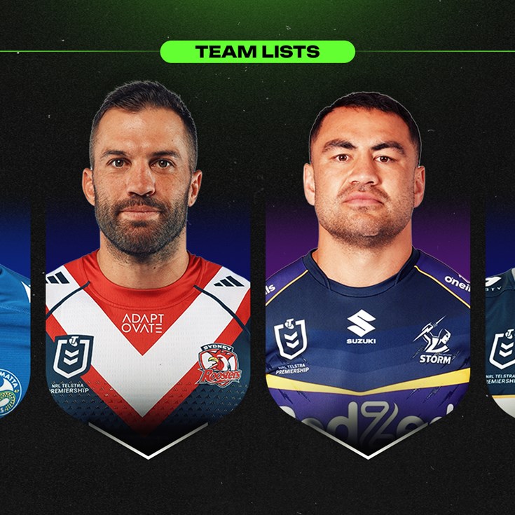 NRL Team Lists: Round 21