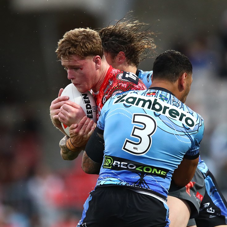 NRL Sunday: Dragons v Sharks; Knights win thriller