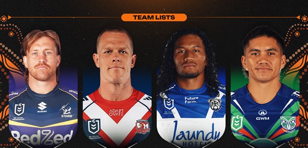 NRL Team Lists: Round 23