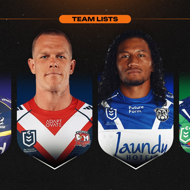 NRL Team Lists: Round 23