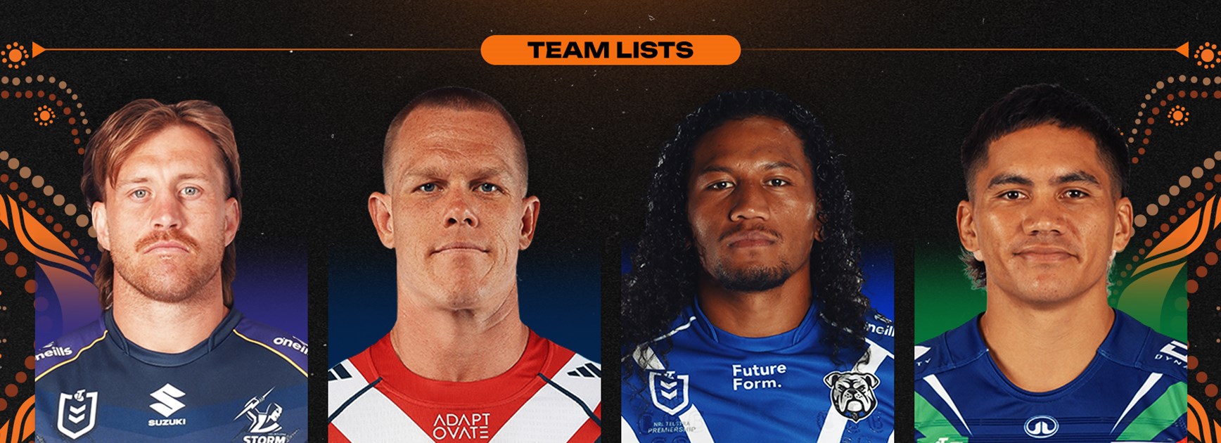 NRL Team Lists: Round 23