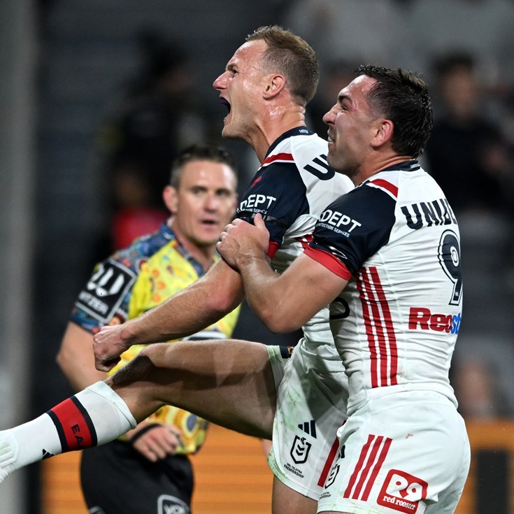 As it happened: Roosters take No.1 in epic showdown