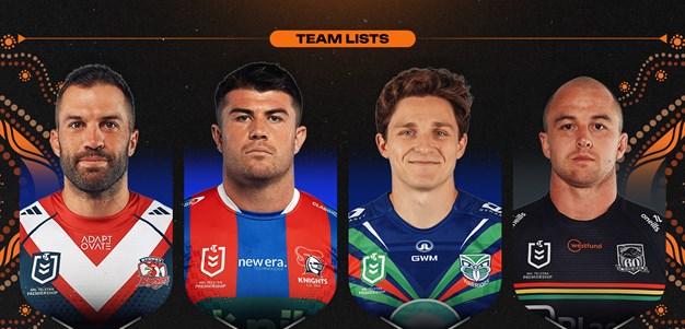 NRL Team Lists: Round 24