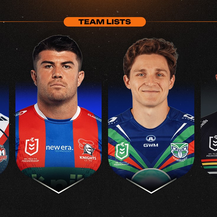 NRL Team Lists: Round 24