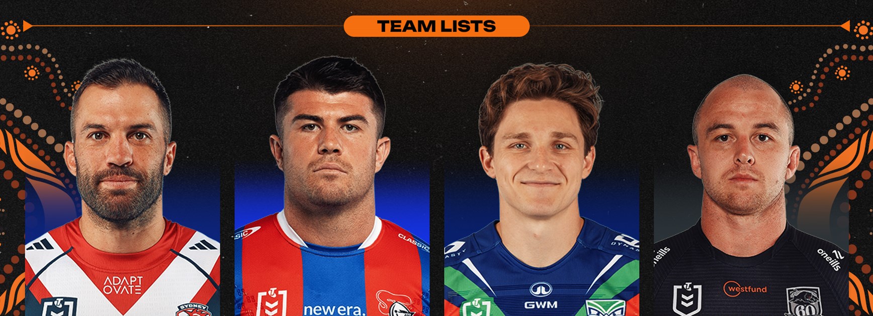NRL Team Lists: Round 24