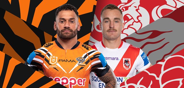 Wests Tigers v Dragons: Saukuru set for debut; Couchman returns