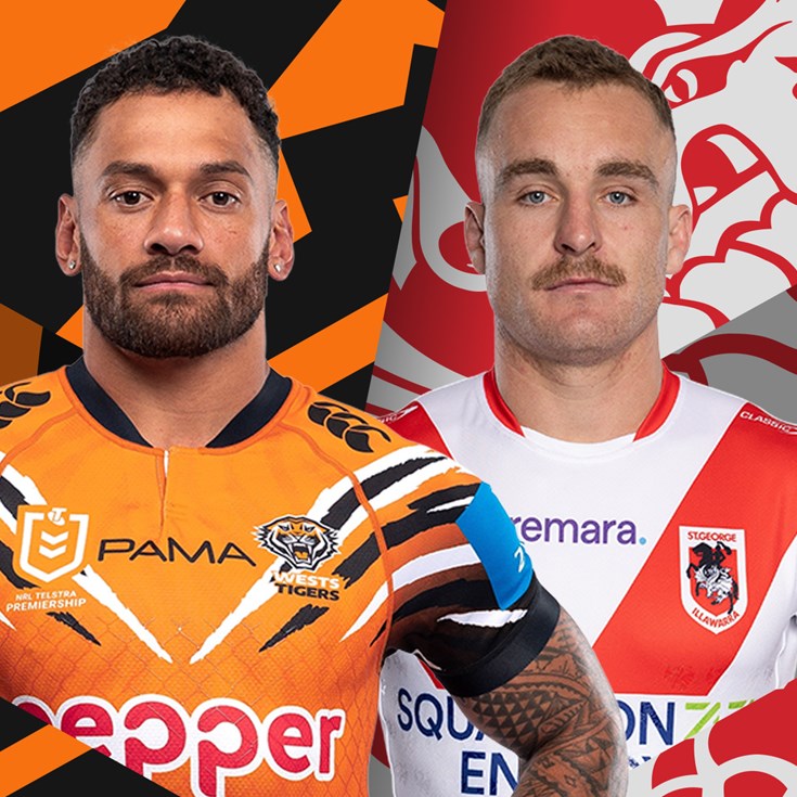 Wests Tigers v Dragons: Saukuru set for debut; Couchman returns