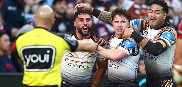 As it happened: Tigers upstage Roosters; Sharks in comeback win