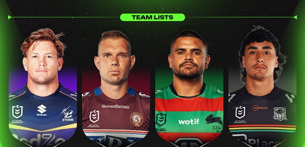 NRL Team Lists: Round 25