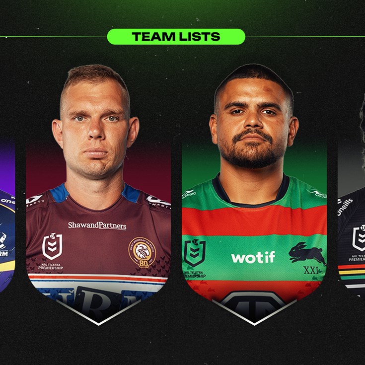 NRL Team Lists: Round 25