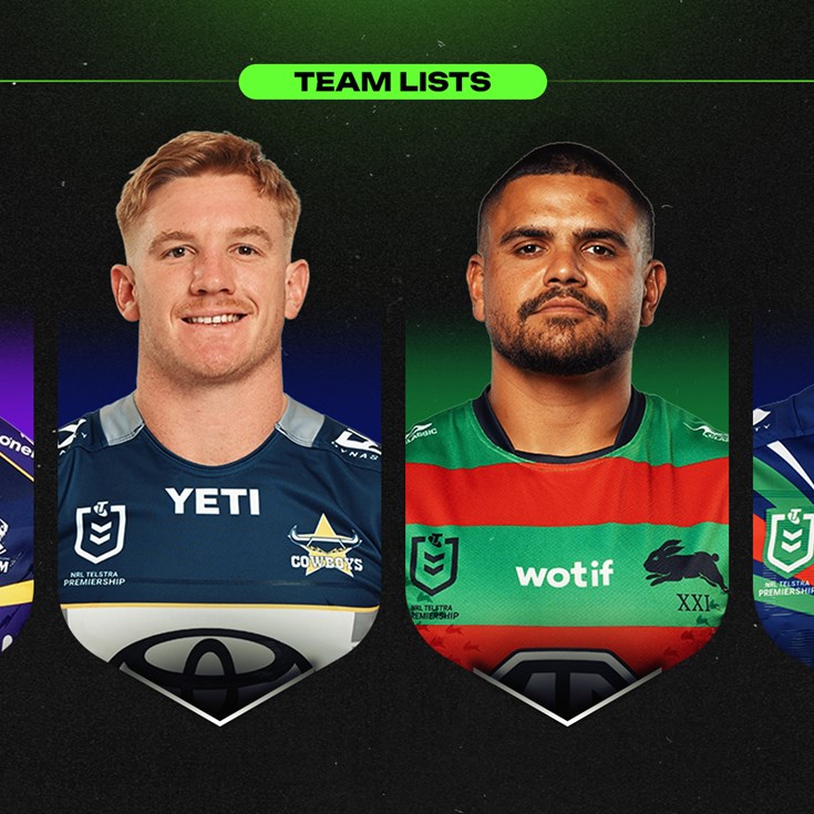 NRL Team Lists: Round 26