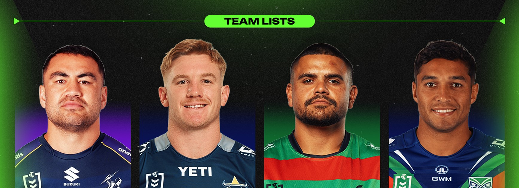 NRL Team Lists: Round 26