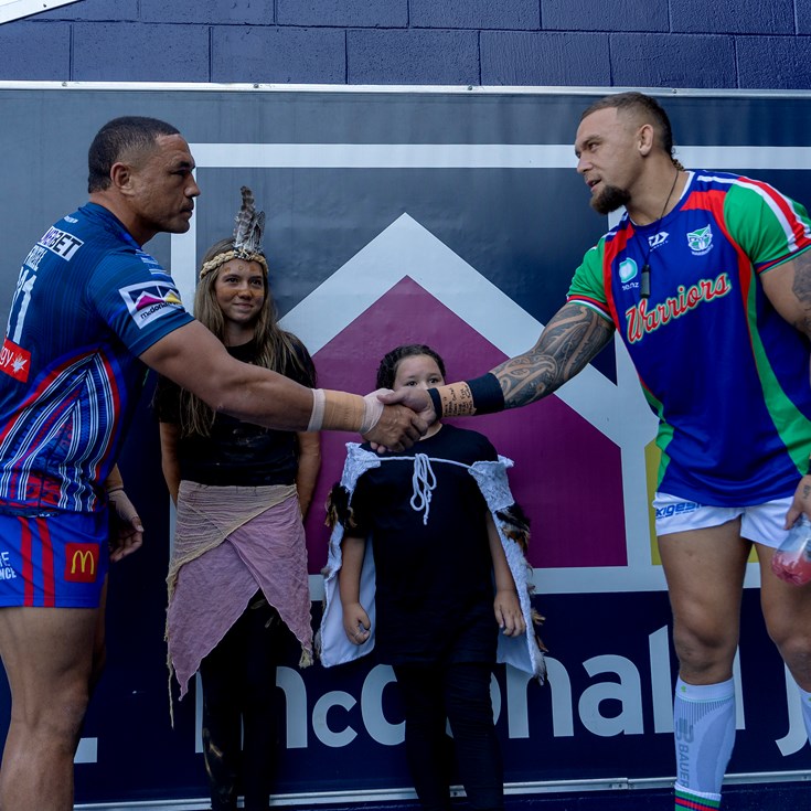 Super Saturday: Knights v Warriors; Sharks v Dolphins; Rabbitohs v Wests Tigers