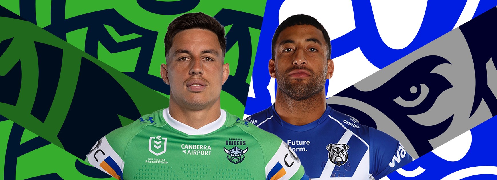 Raiders v Bulldogs: Papalii returns to the pack; Tuala set for centre