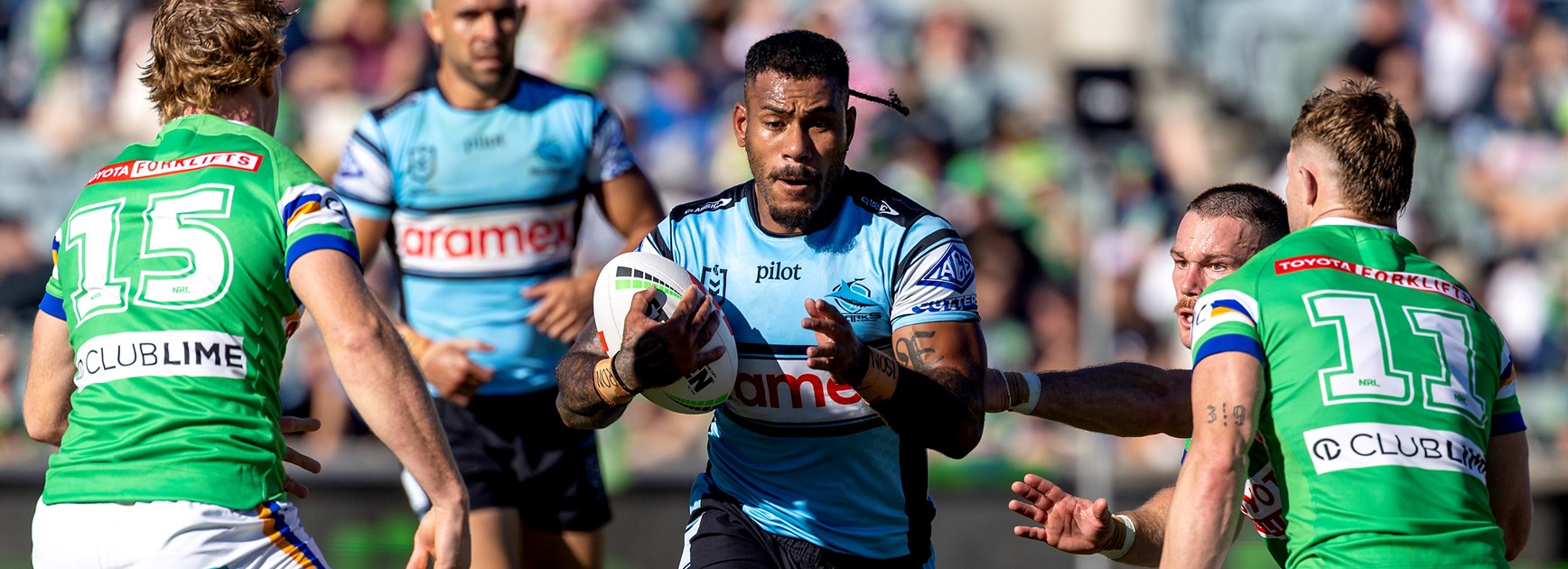 Sunday session: Raiders v Sharks; Titans v Dragons