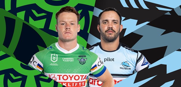 Raiders v Sharks: Smithies to start; Wilton into second row