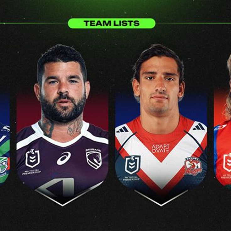 NRL Team Lists: Round 4