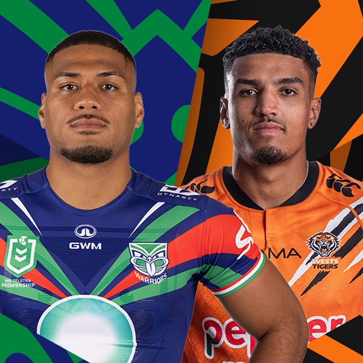 Warriors v Wests Tigers: Metcalf makes early return; Madden in for Luai