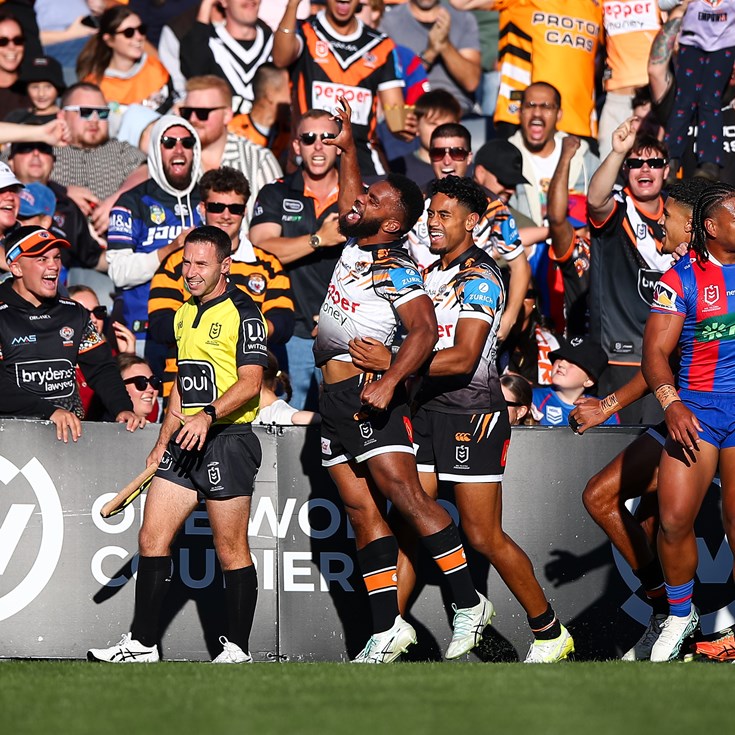 As it happened: Wests Tigers topple Knights; Titans dominate Eels