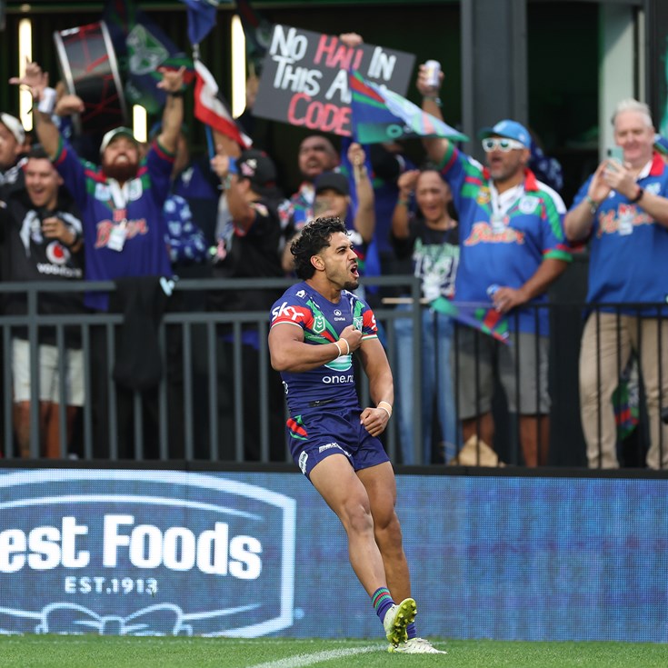 Super Saturday: Warriors topple Titans; Rabbitohs v Dragons; Wests Tigers v Broncos