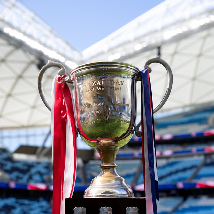 Anzac Day: Dragons v Roosters; Warriors v Dolphins; Storm v Rabbitohs