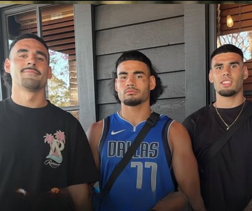 The May brothers, Tyrone (Hull KR), Taylan and Terrell (Wests Tigers).