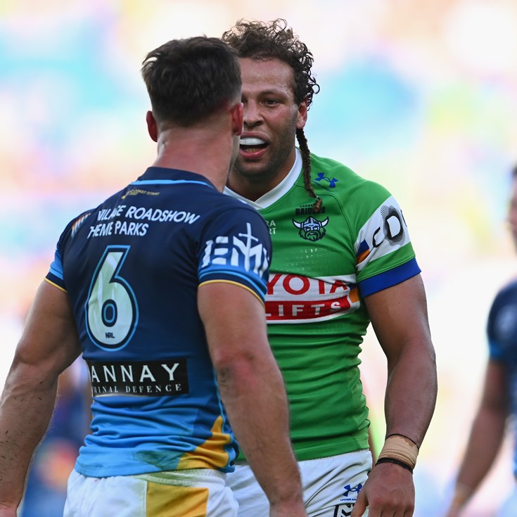 Saturday session: Titans v Raiders; Eels v Warriors; Roosters v Broncos