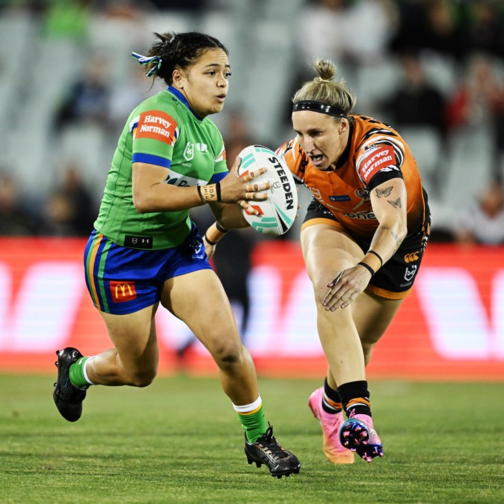 NRLW sudden-death semi: Wests Tigers v Raiders