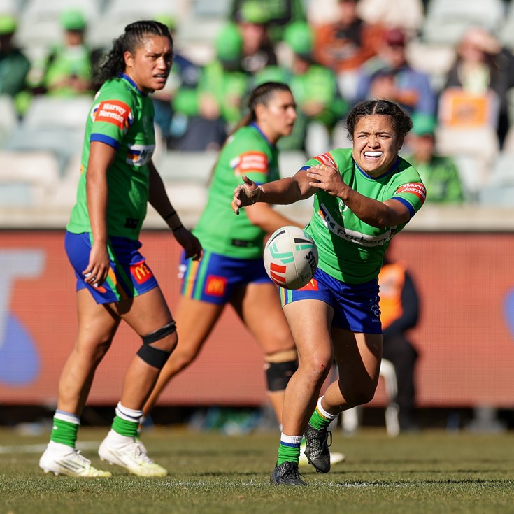 Green energy: Temara sisters putting steel in Raiders' spine