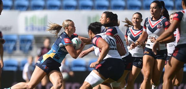 NRLW Super Saturday: Roosters open strongly against Titans