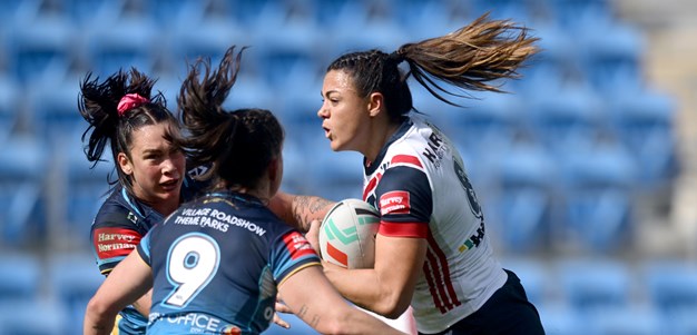 NRLW Super Saturday: Roosters open strongly against Titans
