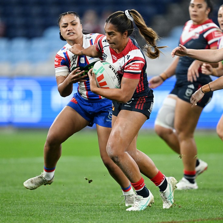 NRLW Saturday: Roosters lead Knights; Titans off the mark; Tigers go 2-0