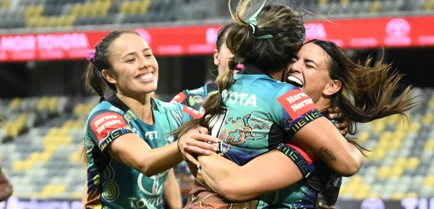 NRLW Sunday: Cowboys v Sharks; Knights, Raiders win in thrillers