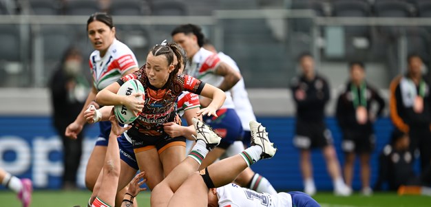 NRLW Sunday: Wests Tigers v Warriors; Cowboys v Sharks; Raiders win thriller