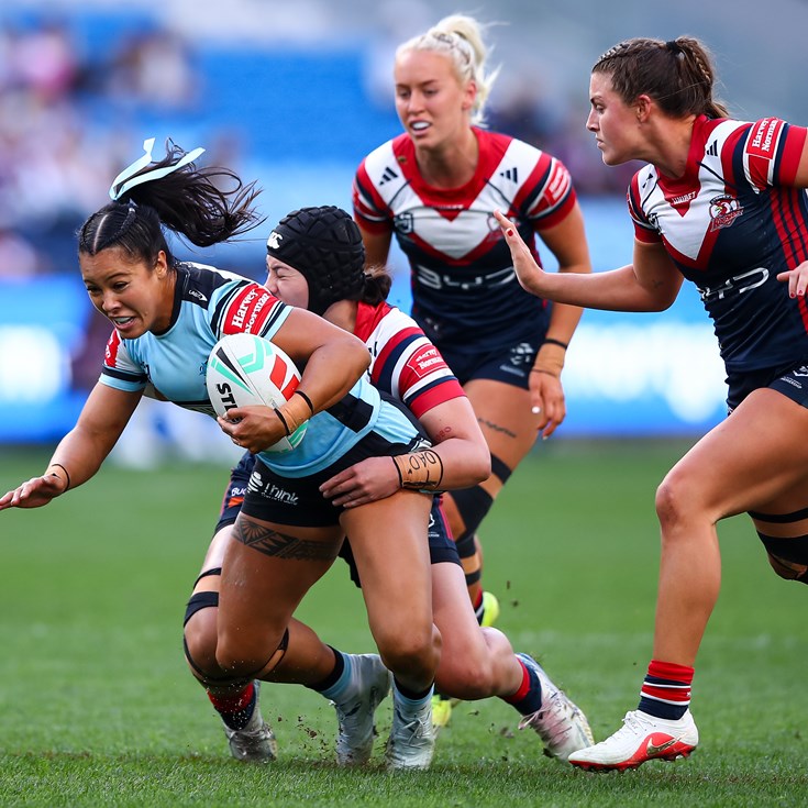 NRLW Saturday blog: Roosters v Sharks; Cowboys v Knights; Titans hold out Raiders