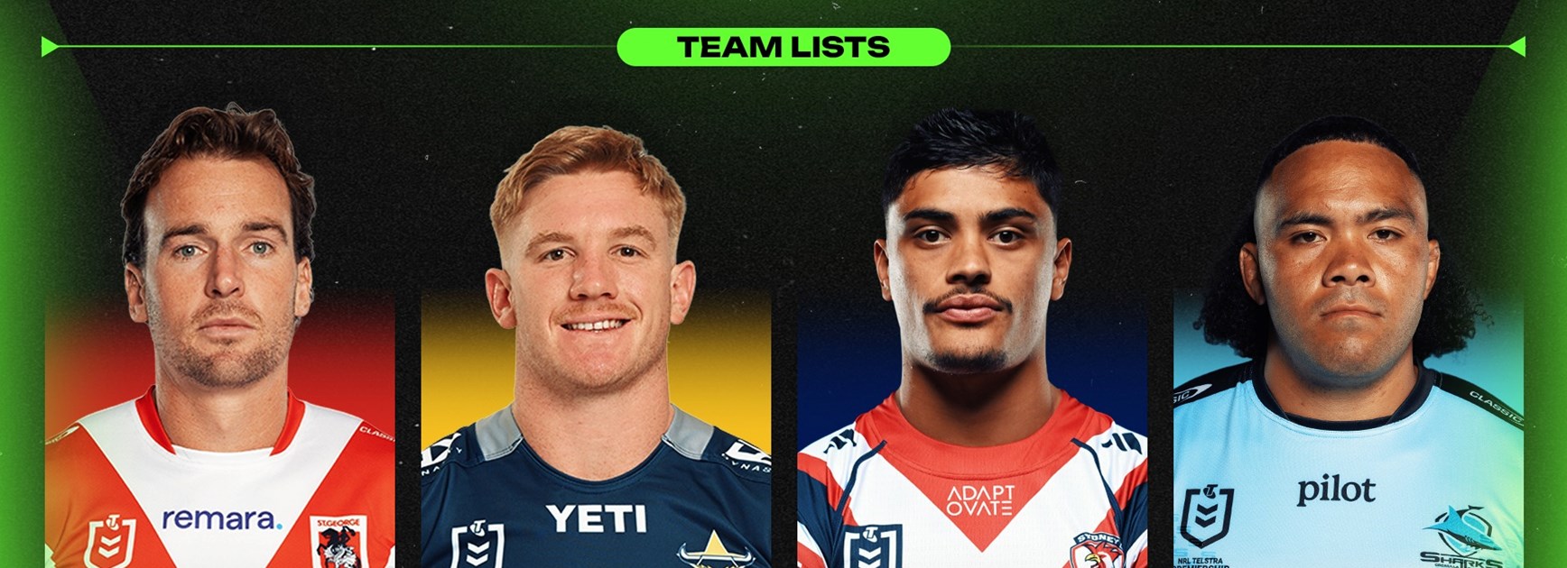 Witzer Pre-Season Challenge Team Lists: Round 2