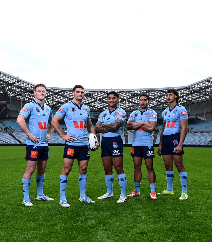 Ethan Strange (England), Nathan Cleary (Australia), Brian To'o (Samoa), Tolu Koula (Tonga) and Casey McLean (New Zealand) could play for different nations at RLWC2026.
