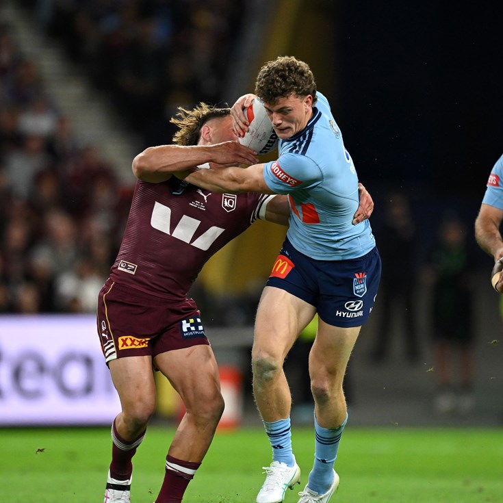 State of Origin III: Blues lead Maroons at half-time