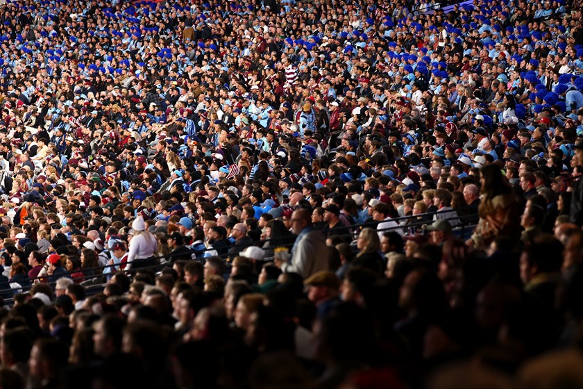 The monster MCG crowd of 91671 for Game Two set a new record for a State of Origin crowd.