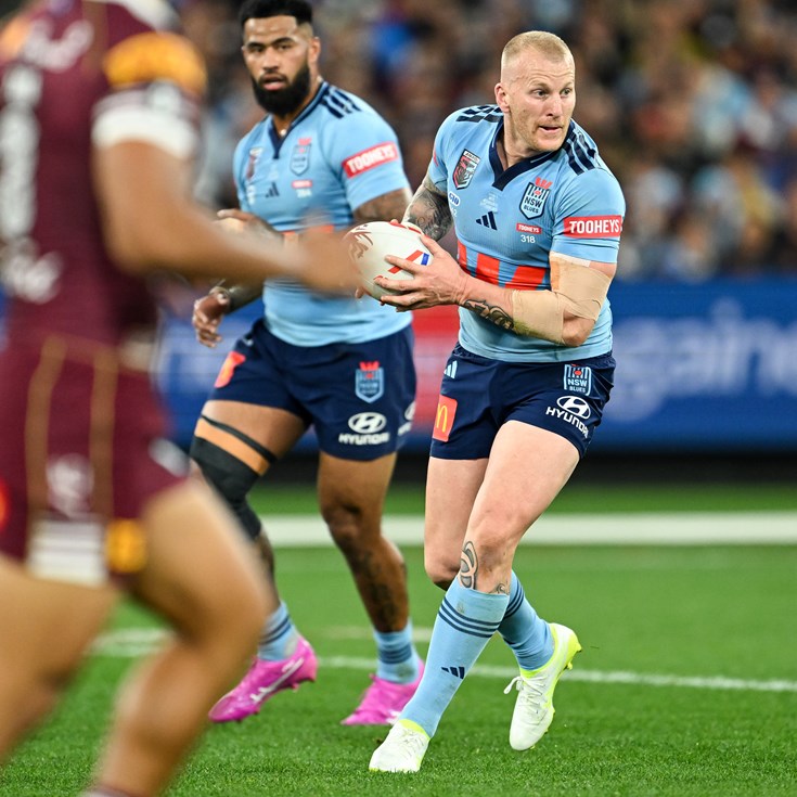 'Choc' and awe: Mitch gets seal of approval from Blues hardman
