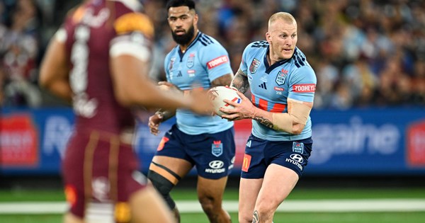 'Choc' and awe: Mitch gets seal of approval from Blues hardman