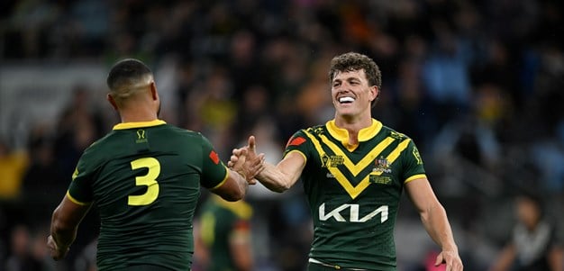 Jumping Jack's flash: Bostock bags three on debut as Roos salute