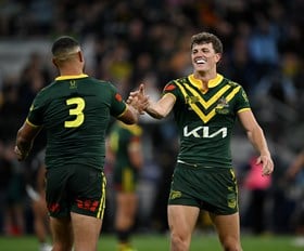 Jumping Jack's flash: Bostock bags three on debut as Roos salute